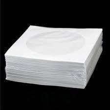 CD papírtok fehér(100db)