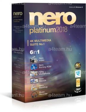 Nero 2018 Platinum 4K Multimedia Suite HUN