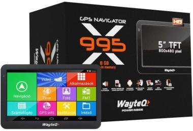 Wayteq x995 8GB GPS + Sygic GPS Navigation 3D