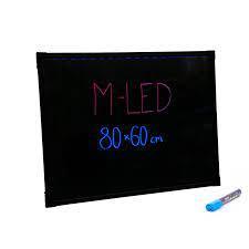 Irható RGB Led tábla, 8dbos tollkészlettel,60x80cm