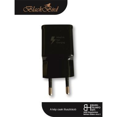 BlackBird Telefon gyorstöltő 2A - fekete