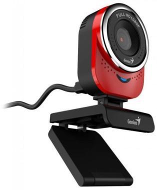 Genius qCam 6000 piros webkamera