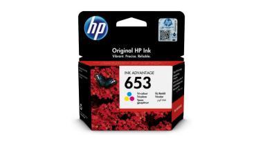 HP Ink Advantage 653 Eredeti Tintapatron Tri-color