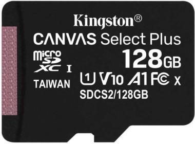 SD Micro 128GB XC Kingston Adapter nélkül CL10 SD