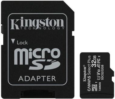 SD Micro 32GB HC Kingston 1Adapter CL10